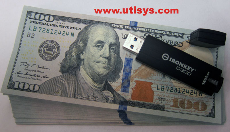 32GB IronKey D200 Personal уникальная защищенная USB флеш память